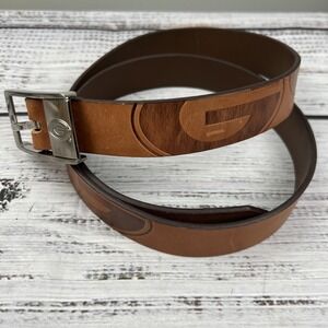Eagles Wings UGA Leather Brown Casual Belt Size 44 University Georgia Bulldogs